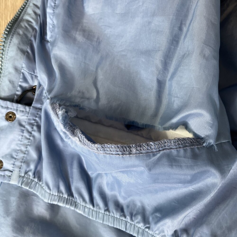 Cabela’s Goretex Rain Jacket and Pants Set Light Blue Size Small - Picture 9 of 12